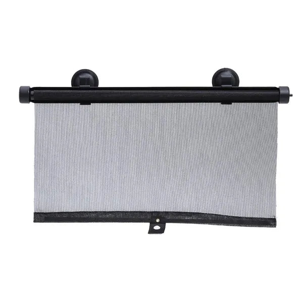 Autó napellenző roló 2 db, 47×40 cm, fekete, PVC háló tapadókoronggal