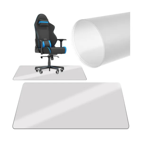Félátlátszó polipropilén védőszőnyeg görgős szék alá 100×140 cm