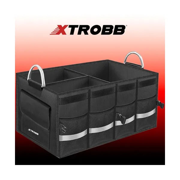 Xtrobb 21849, 50 l-es merevített csomagtartó rendező fedéllel, Oxford 600