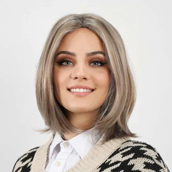 Karamell bob paróka - modern stílus
