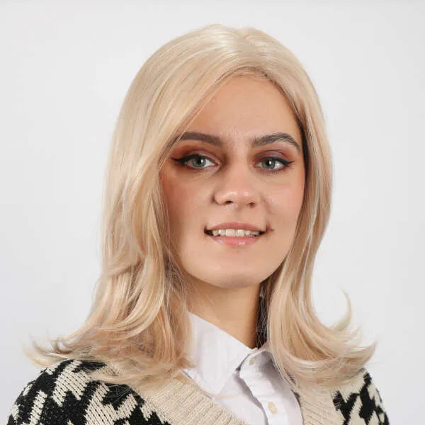 Eleanore platinaszőke paróka - gyors elegancia