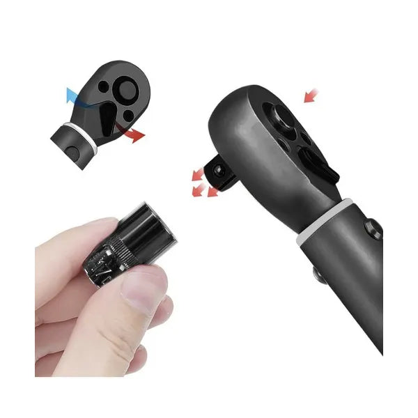 Nyomatékkulcs 3/8'' 7-112 Nm, acél, 4% pontosság, tokkal