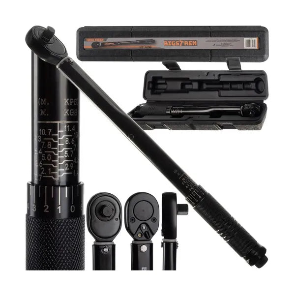 Nyomatékkulcs 3/8'' 7-112 Nm, acél, 4% pontosság, tokkal