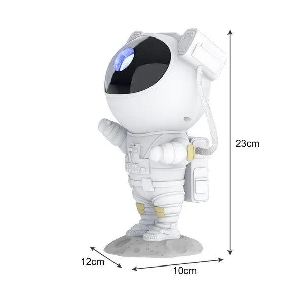 LED csillagprojektor asztronauta figurával, 8 fény mód, távirányító