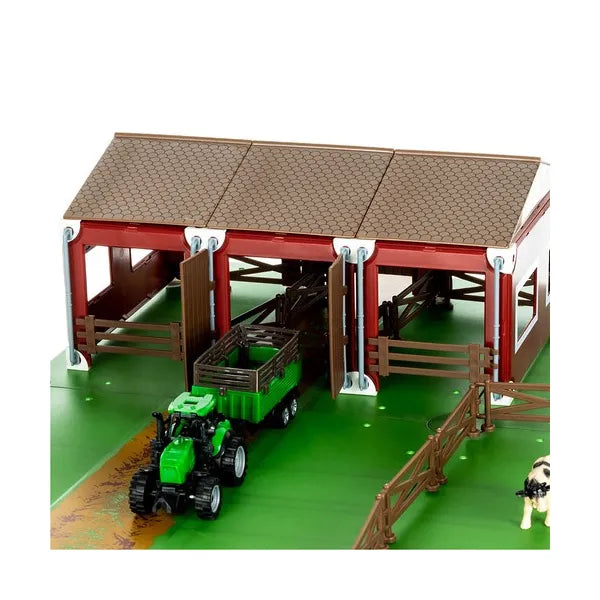 102 darabos farm játékkészlet állatokkal és 2 traktorral