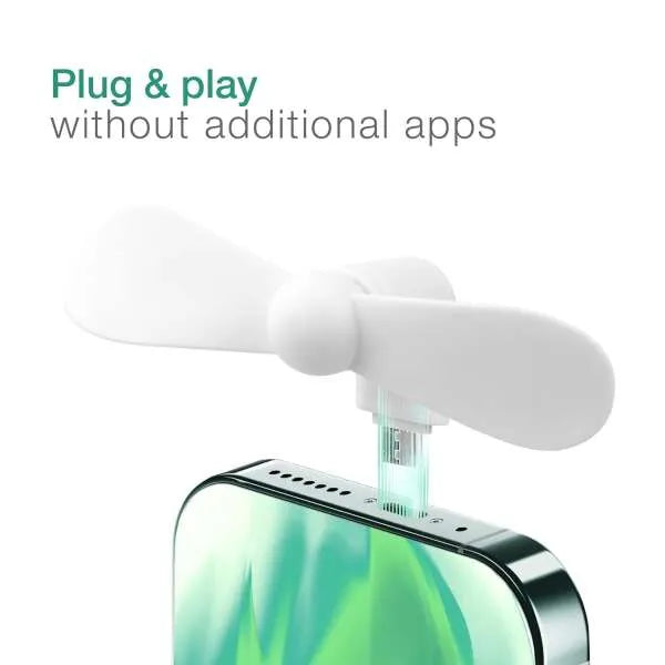 Miniusb ventilátor mobilhoz