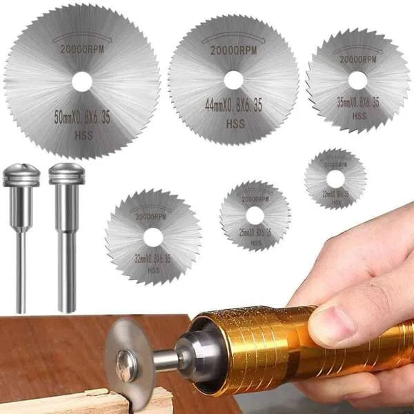 Mini körfűrészlap készlet 5db - precíz vágás fa és műanyaghoz