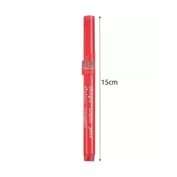 Színváltó filctoll készlet, 25 db, 21 szín + 4 fehér marker