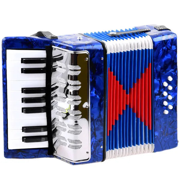 Gyermek nagy harmonika hangszer, 23 cm széles zenélő játék