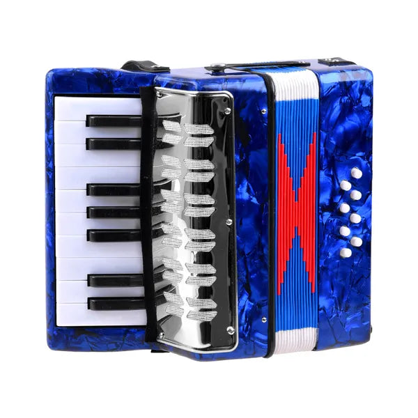 Gyermek nagy harmonika hangszer, 23 cm széles zenélő játék