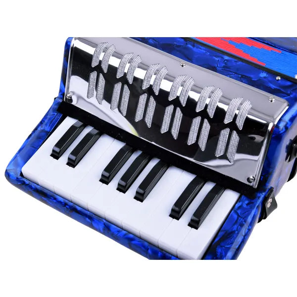 Gyermek nagy harmonika hangszer, 23 cm széles zenélő játék