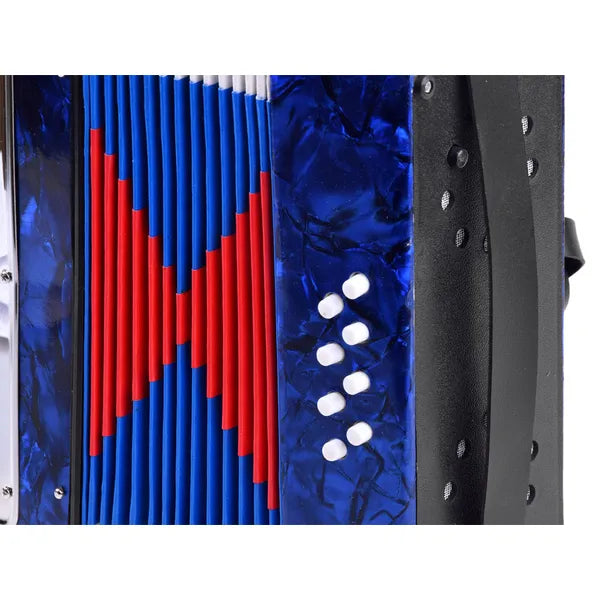 Gyermek nagy harmonika hangszer, 23 cm széles zenélő játék