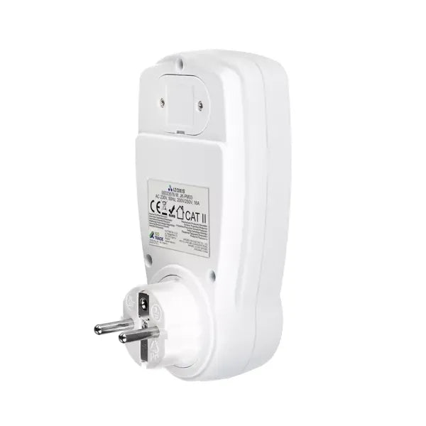 Digitális energiamérő wattmérő, 230 V, 16 A, max 3680 W, LCD kijelző