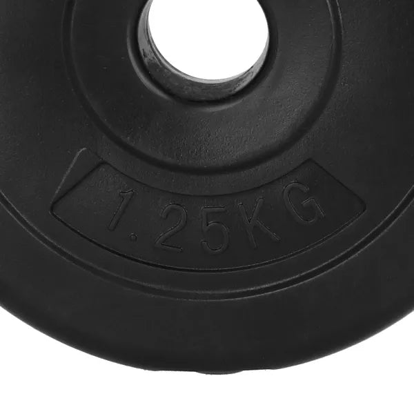 Springos fekete súlyzó tárcsa 1,25kg 31mm