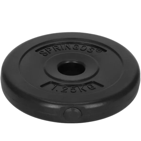 Springos fekete súlyzó tárcsa 1,25kg 31mm