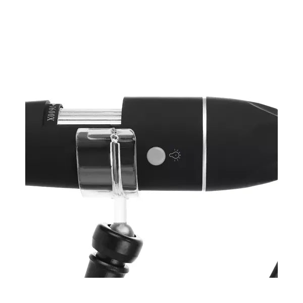 USB digitális mikroszkóp 50-1600×, 2 MP, 8 LED, fotó/videó, PC/Mac