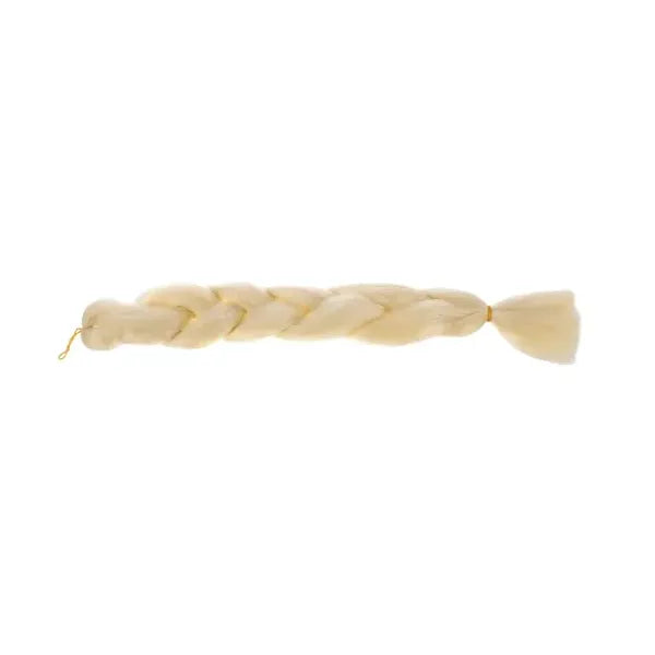 Szintetikus copf póthaj, világos szőke, 60 cm, könnyű 89 g