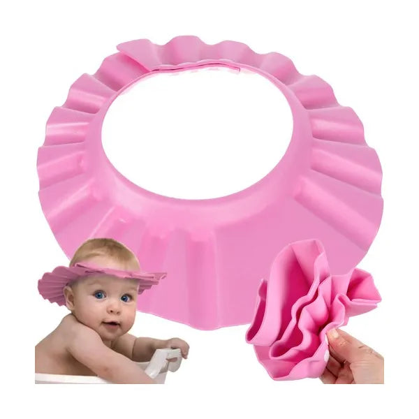 Gyermek fürdető napellenző, rózsaszín, állítható 45-50 cm EVA+PP