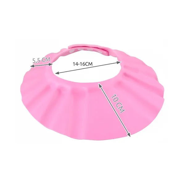 Gyermek fürdető napellenző, rózsaszín, állítható 45-50 cm EVA+PP