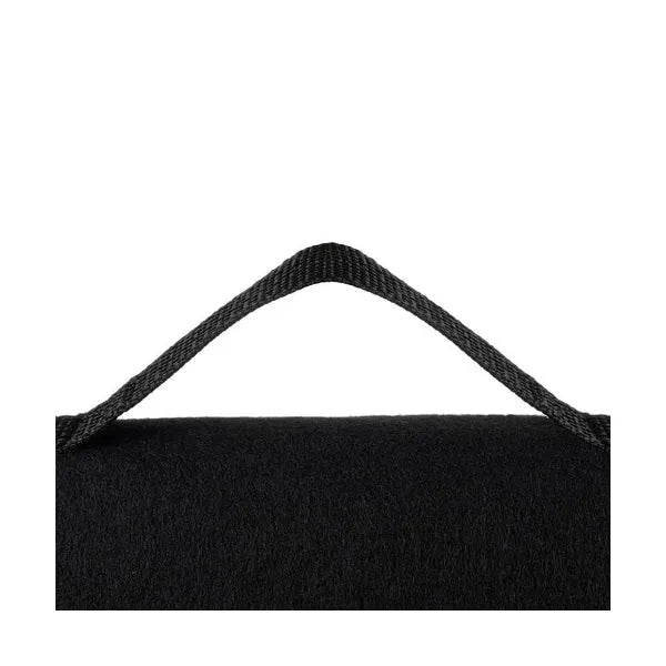Fekete filc csomagtartó rendező, 22 l, tépőzáras rögzítéssel, 47×17×28 cm