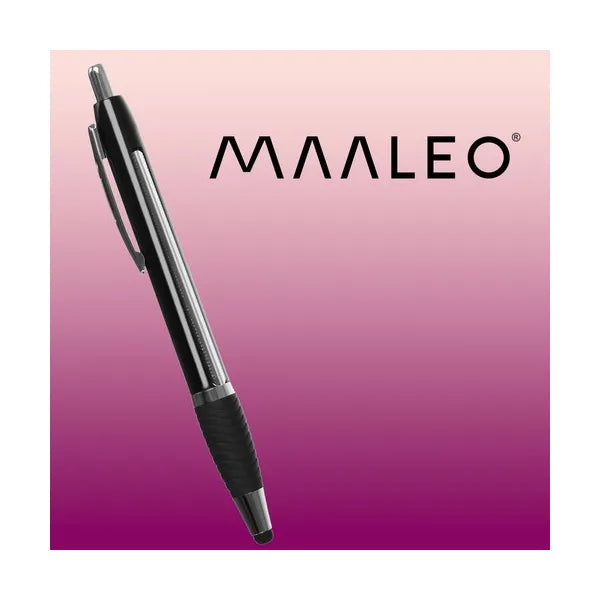 6 db jegyzetlapos stylus tollkészlet fekete/kék tintával, 1 mm