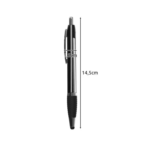 6 db jegyzetlapos stylus tollkészlet fekete/kék tintával, 1 mm