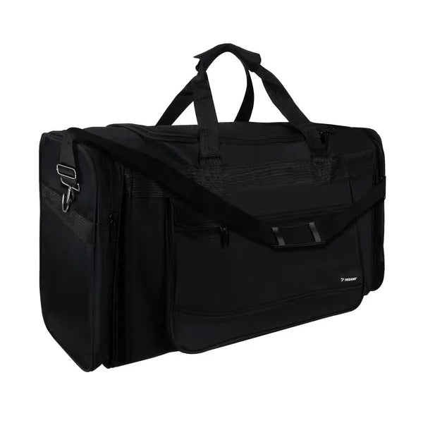 Fekete 70 l-es vízálló sport- és utazótáska, Cordura, vállpánttal, 70×32×29 cm