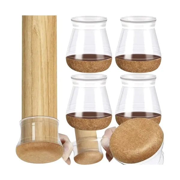 Székláb védőhuzat 4db - filc párnázás, 13-23mm