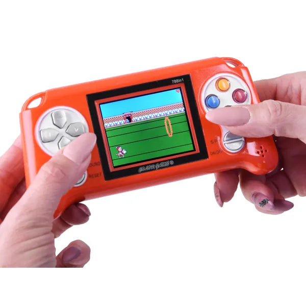 Kézi játékkonzol, 70 beépített retro játék, LCD kijelző, GR0321
