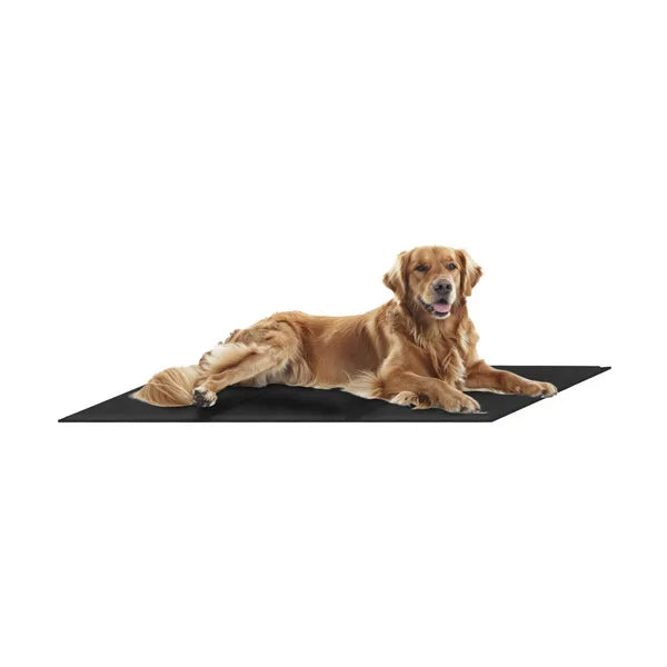 Hűtőmatrac kutyáknak és macskáknak XXL 110×70 cm, fekete, gél