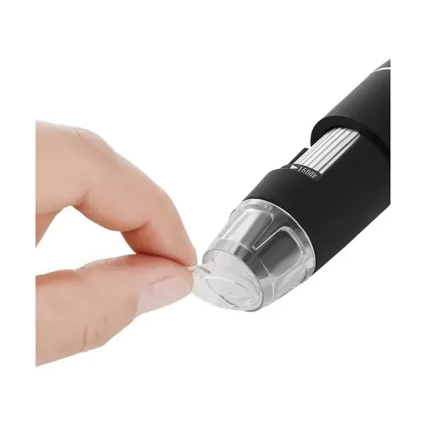 USB digitális mikroszkóp 1600x nagyítás, 2 Mpix CMOS, LED, állvány