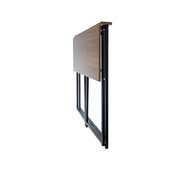 Összecsukható fa íróasztal Ruhhy 26116, loft stílus, fém váz, 30 kg