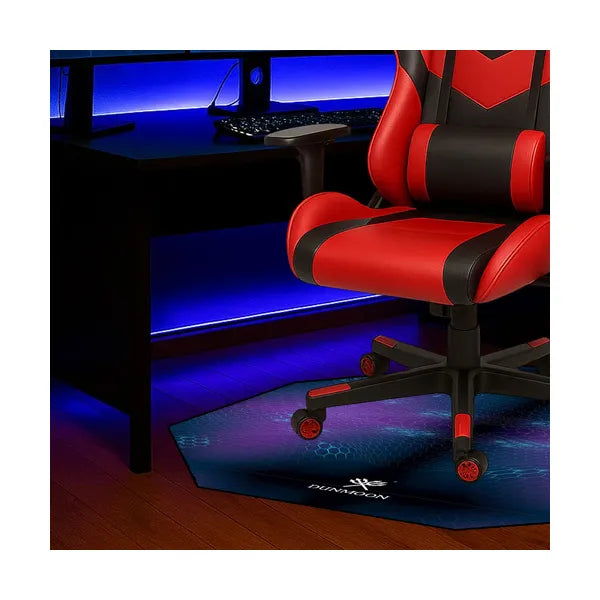 Dunmoon nyolcszögletű gamer székalátét, 120×120 cm, 4 mm, vízálló, csúszásgátló