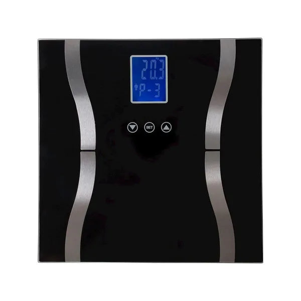 Digitális analitikus fürdőszobai mérleg LCD kijelzővel, 180 kg