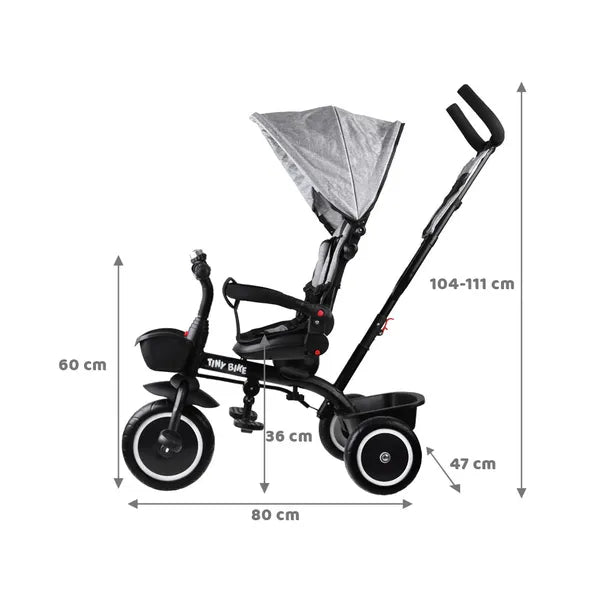 Tiny bike 3in1 gyermek tricikli napellenzővel