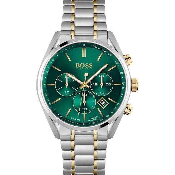 Hugo boss férfi karóra zöld számlap wr100 kvarc 44mm