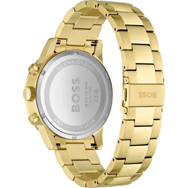Hugo boss férfi arany zöld kronográf óra 44mm