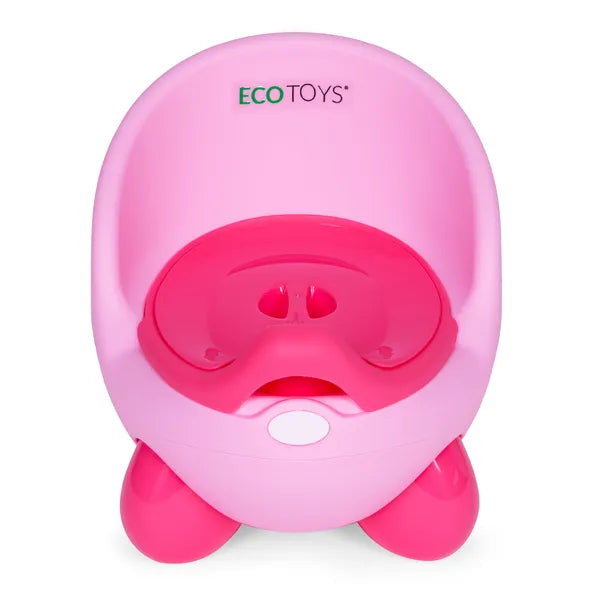 Ecotoys gyermek bili, csúszásmentes, rózsaszín, kivehető betét