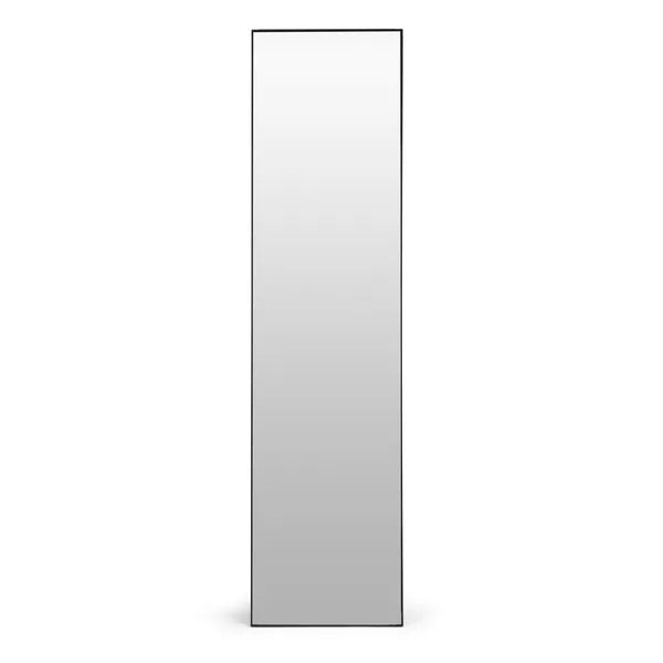 ModernHome 159 cm állótükör alumínium vékony fekete kerettel
