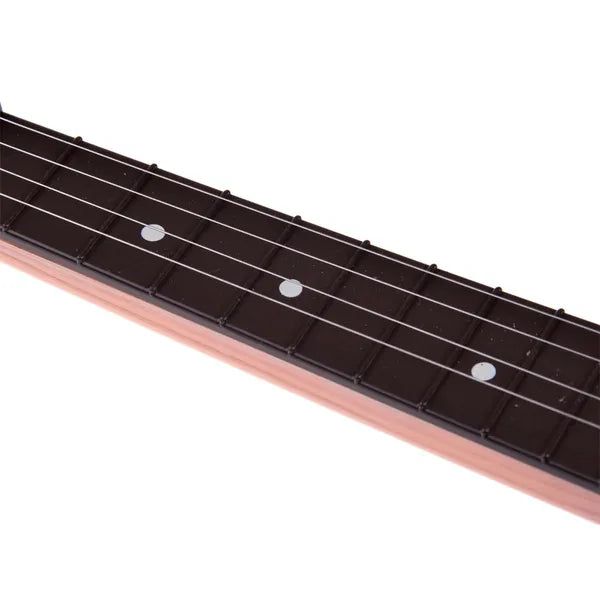 Elektromos gyerekjáték gitár rock hangzással, 44 cm, pánttal, AA elemes