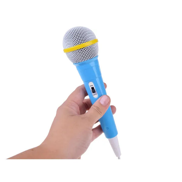Gyerek hordozható Bluetooth hangszóró mikrofonnal és diszkófénnyel