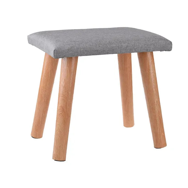 Gyerek sminkasztal tükörrel és zsámollyal, 4 fiókkal, MDF, 109 cm