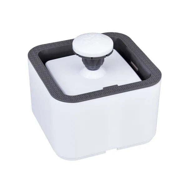Automata 2,5 l-es macska-kutya itató szökőkút, 3 üzemmóddal, csendes USB pumpa