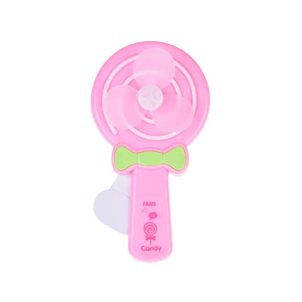 Kézi gyermek szélforgó ventilátor, szilikon lapátokkal, 18 cm