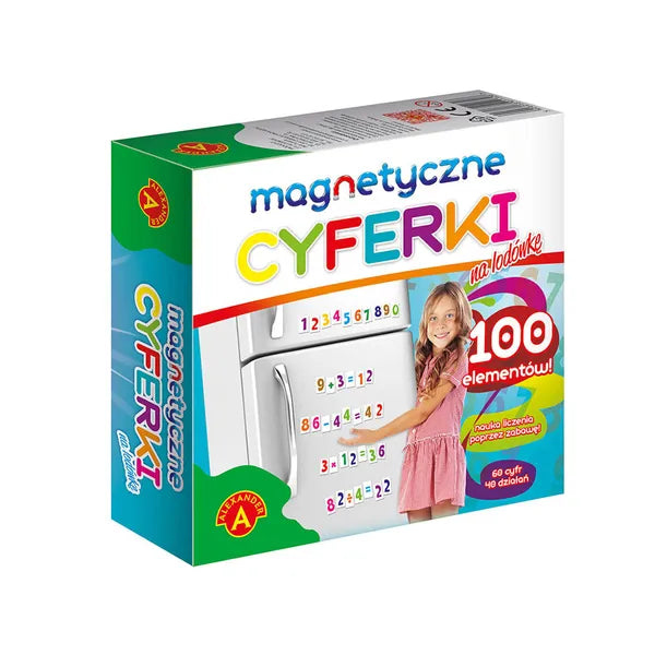 100 db színes mágneses számkészlet hűtőre és egyéb fémfelületre