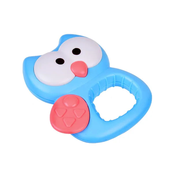 Szilikon állatformájú baba rágóka, ínymasszírozó, 9,5×7,5 cm, BPA-mentes