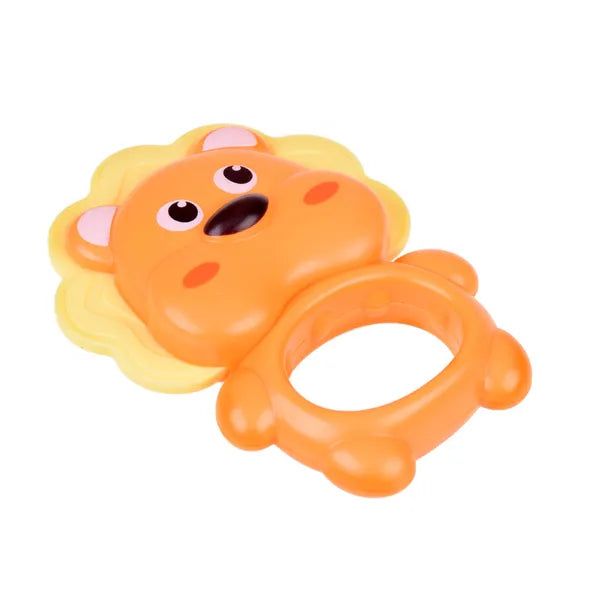 Szilikon állatformájú baba rágóka, ínymasszírozó, 9,5×7,5 cm, BPA-mentes