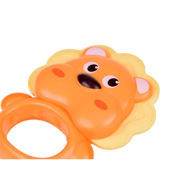 Szilikon állatformájú baba rágóka, ínymasszírozó, 9,5×7,5 cm, BPA-mentes