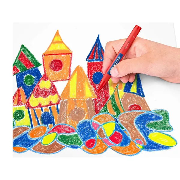 Staedtler 12 darabos jumbo zsírkrétakészlet, 14 mm, törésálló, gyerekeknek