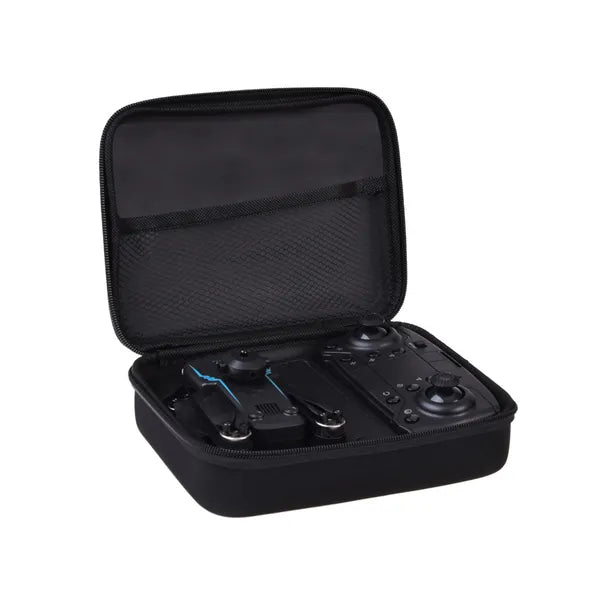 Összecsukható kamerás RC drón 2.4 GHz távirányítóval, LED, 19 cm
